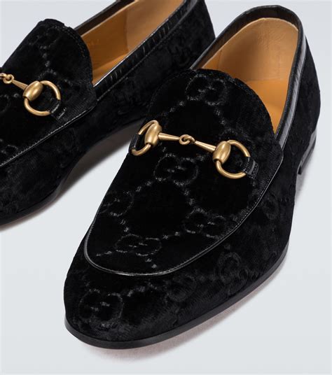 gucci velvet top|gucci black velvet loafers.